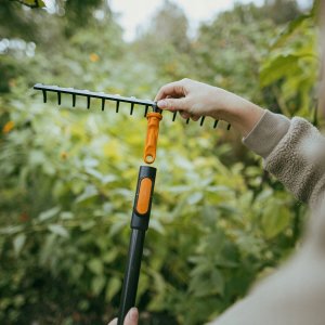 Fiskars FISKARS GRABIE DO GLEBY 14 ZĘBÓW, METALOWE, GŁOWICA DO SYSTEMU  ONECLICK 4