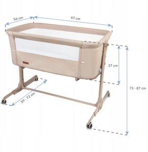 KinderKraft ŁÓŻECZKO DOSTAWNE NALI BEIGE 5906601709272 12