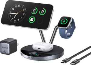 Ładowarka Anker Anker Prime Wireless Charging Station Qi2.2 25W wireles charging (3-in-1, MagGo, AirCool, Dock Stand) PSU added 2