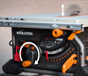 Pilarka tarczowa Evolution Wielozadaniowa piła stołowa Evolution R255TBL+ z tarczą 255mm/28z 8