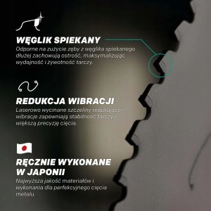 Evolution Piła tarczowa do cięcia aluminium Evolution EVOMAX 355 mm Ø355 x 25,4 mm, 100 zębów TCT 3