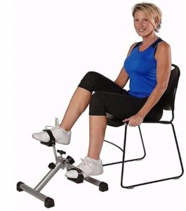 Mini Rower Treningowy z Pedałami Rehabilitacja i Trening w Domu Trenażer 8