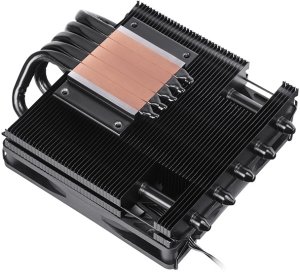 Chłodzenie CPU Chieftec Chieftec Low Profile CPU Cooler 45mm, 5pipe, Black 6