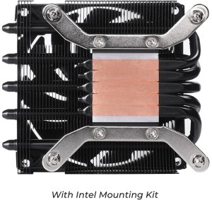Chłodzenie CPU Chieftec Chieftec Low Profile CPU Cooler 45mm, 5pipe, Black 7