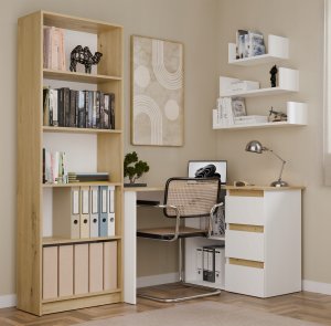 Biurko Nicea Białe 120 cm x 48 cm 4