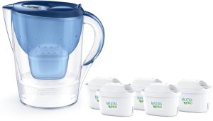 Dzbanek filtrujący Brita Dzbanek filtrujšcy 3.5l Marella XL + 5 wkładów filtrujšcych MAXTRA PRO Pure Performance, niebieski 5
