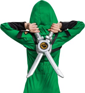 LEGO Ninjago Sword set with back attachment, silver 2