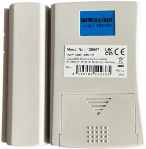 Equip Tester kabli dla RJ45/RJ12/RJ11 szary 2
