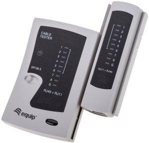 Equip Tester kabli dla RJ45/RJ12/RJ11 szary 8