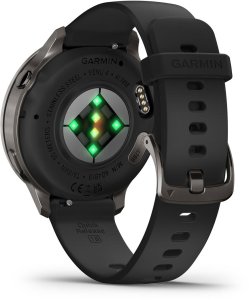 Smartwatch Garmin Venu 4 inteligentny zegarek 41 mm kolor łupkowy z czarnym silikonowym paskiem 5