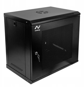 Szafa Netberg SZAFA RACK 19" 12U NETBERG Wisząca 600x400 mm Drzwi Perforowane 2