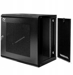 Szafa Netberg SZAFA RACK 19" 12U NETBERG Wisząca 600x400 mm Drzwi Perforowane 3