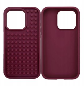 3DCase Etui Do Apple iPhone 16 Pro (Bordowe, Antystresowe, Sensoryczne, 3D, Case) 5