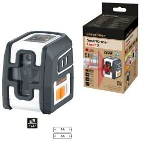 Laserliner Laserliner SmartCross-Laser X, 10 m, 0.3 mm/m, 4°, 635 nm, Horizontal/Vertical, 635 nm (< 1 mW) 3