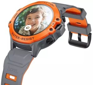 Smartwatch Hoco Smartwatch dla dzieci Hoco 1,28" 4G GPS z funkcją rozmowy Y107 pomarańczowy 3