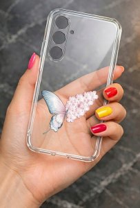 krainaGSM ETUI do Samsung A17 5G Wiosenne wzory Wiosna Kwiaty CLEAR CASE + SZKŁO 4