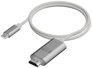 Linq LINQ - 8K/60Hz Pro Kabel USB-C na HDMI 2m - Srebrny 3