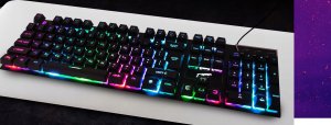 Klawiatura LTC Klawiatura RGB komputerowa gamingowa 5