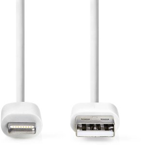 Kabel USB Nedis Lightning 3 m Biały (CCGL39300WT30) 2