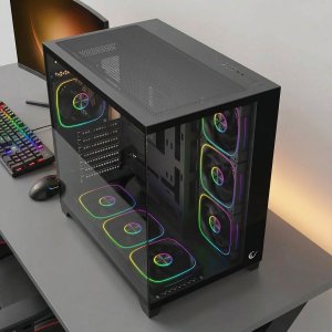 Obudowa Rampage Sealite ARGB czarna (SEALITE-BLACK) 11