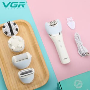 Depilator Renew Force DEPILATOR DLA KOBIET GOLARKA DAMSKA DO NÓG PACH BIKINI CIAŁA PEELING 5W1 2