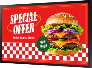 Monitor Samsung OH55DX-W - 140 cm (55") Klasa przekątnej OHDX Series wyświetlacz LCD z podświetleniem LED - Cyfrowe oznakowanie na zewnątrz - Full Sun - Tizen OS - 1080p 1920 x 1080 - czarny łupek 3