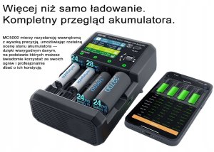 Ładowarka SkyRC Ładowarka i analizator akumulatorów cylindrycznych SkyRC MC5000 4
