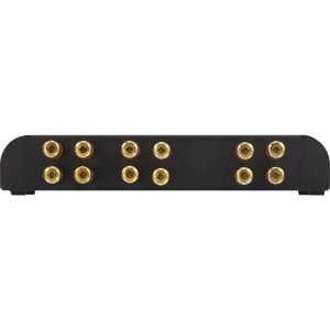 SpeaKa Professional 2 Port Przełącznik głośników zintegrowany regulator głośności czarny (SP-6518220) 4