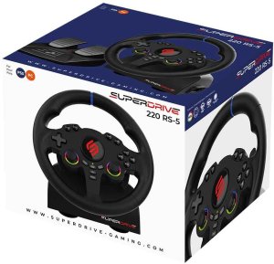 Kierownica Subsonic Subsonic Superdrive 220 RS-5 Czarny USB Kierownica + pedały Nintendo Switch, Nintendo Switch 2, PC, PlayStation 4, PlayStation 5, Xbox One, Xbox Series S, Xbox Series X 7