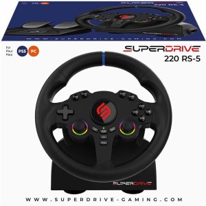 Kierownica Subsonic Subsonic Superdrive 220 RS-5 Czarny USB Kierownica + pedały Nintendo Switch, Nintendo Switch 2, PC, PlayStation 4, PlayStation 5, Xbox One, Xbox Series S, Xbox Series X 8