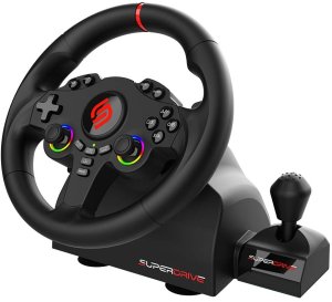 Kierownica Subsonic Subsonic Superdrive 220 RS-X Czarny USB Kierownica + pedały + dźwignia zmiany biegów Nintendo Switch, Nintendo Switch 2, PC, PlayStation 4, Xbox One, Xbox Series S, Xbox Series X 3