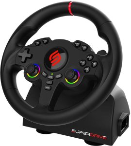 Kierownica Subsonic Subsonic Superdrive 220 RS Czarny USB Kierownica + pedały Nintendo Switch, PC, PlayStation 4, Xbox One, Xbox Series S, Xbox Series X 3