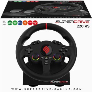 Kierownica Subsonic Subsonic Superdrive 220 RS Czarny USB Kierownica + pedały Nintendo Switch, PC, PlayStation 4, Xbox One, Xbox Series S, Xbox Series X 8