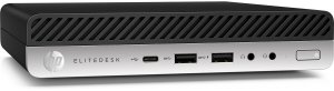 Komputer T1A T1A HP EliteDesk 800 G4 Intel Core i5 i5-8500T 16 GB DDR4-SDRAM 512 GB SSD Windows 11 Pro Mini PC Czarny, Srebrny 2