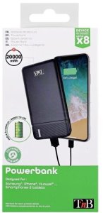 Powerbank TnB Mocny Powerbank 2w1 20 000 Mah 2x Usb-a Usb 2.1a 20w + Usb-c + Miniusb Tnb / Pbu20000 6