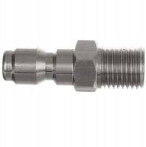 Bisanti Wtyk redukcja szybkozłącze ADAPTER gwint 1/4" do myjek spalinowych INOX 3