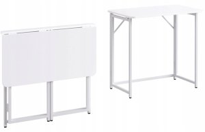 Biurko Techly Białe 80 cm x 46 cm 3