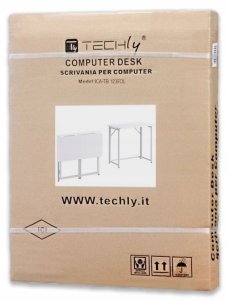 Biurko Techly Białe 80 cm x 46 cm 5