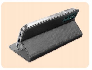 Hello Case Etui z Klapką Do Samsung Galaxy M13 4G (Czarne, Zamykane, Kabura)   Szkło 5