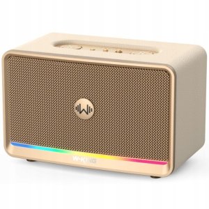 Głośnik W-KING Przenośny głośnik bezprzewodowy W-King H330 kremowy 2