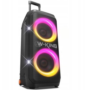 Głośnik W-KING Przenośny głośnik bezprzewodowy W-King T12 czarny 2