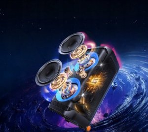 Głośnik W-KING Przenośny głośnik bezprzewodowy W-King T12 czarny 3