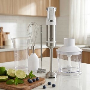 Blender Adler SK 4633W Blender ręczny - zestaw - 1800W 4