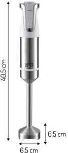 Blender Adler SK 4633W Blender ręczny - zestaw - 1800W 6