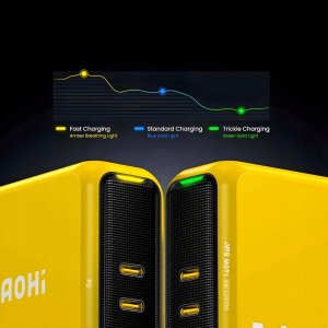 Ładowarka AOHI Ładowarka AOHi Magcube PD 140W 2x USB-C, 1x USB-A 4