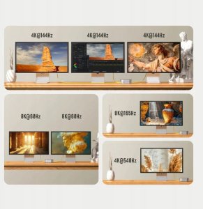 Kabel USB AOHI Kabel USB-C AOHi THE FUTURE USB 4.2 Thunderbolt 5 120GB/s 1m 7