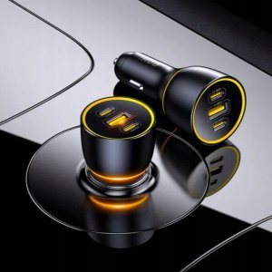 Ładowarka AOHI Ładowarka samochodowa AOHi Superauto PD 170W 2x USB-C, 1x USB-A 4