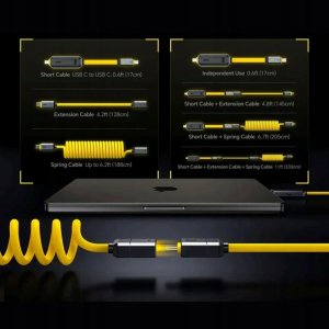 Kabel USB AOHI Zestaw Kabli USB-C z pamięcia Flash AOHi The Future Magflash 2 in 1 512GB 2