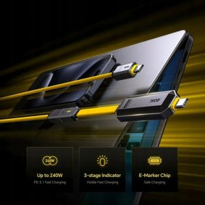 Kabel USB AOHI Zestaw Kabli USB-C z pamięcia Flash AOHi The Future Magflash 2 in 1 512GB 5