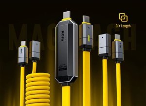 Kabel USB AOHI Zestaw Kabli USB-C z pamięcia Flash AOHi The Future Magflash 2 in 1 512GB 8